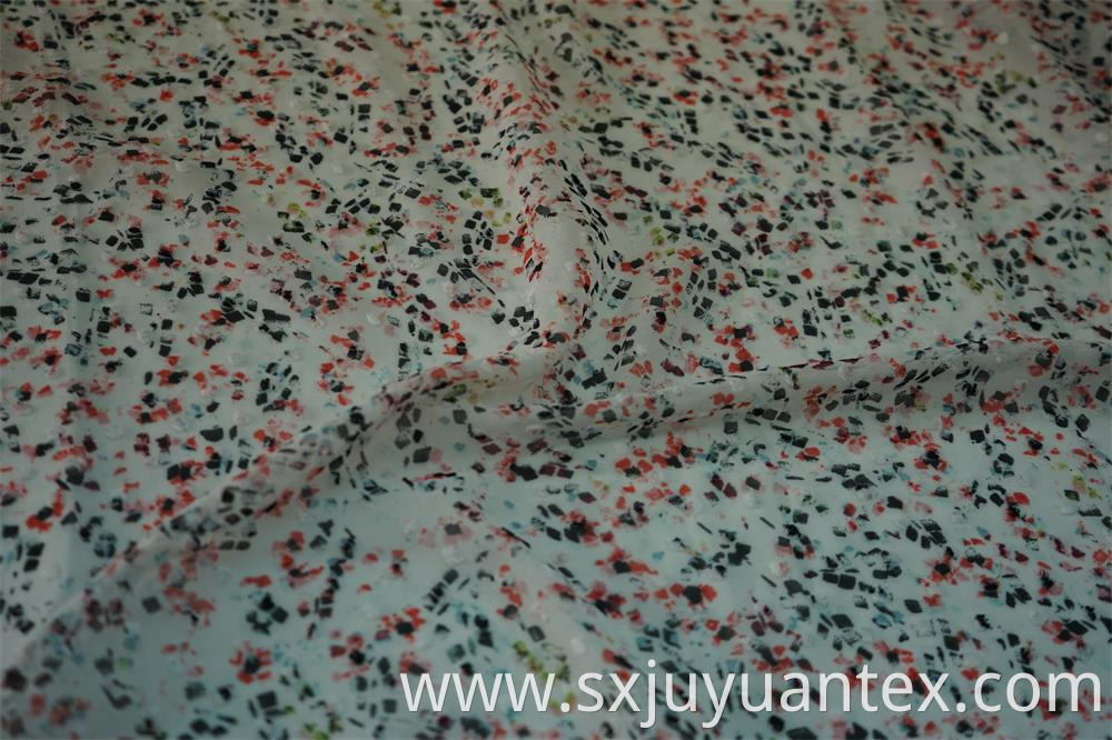 Swiss Dot Printed Chiffon Fabric